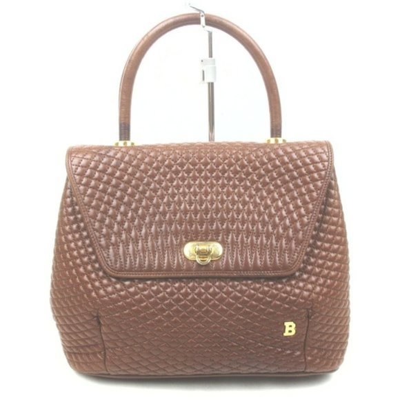 Bally Handbags - Authentic Bally Hand Bag Brown Leather
